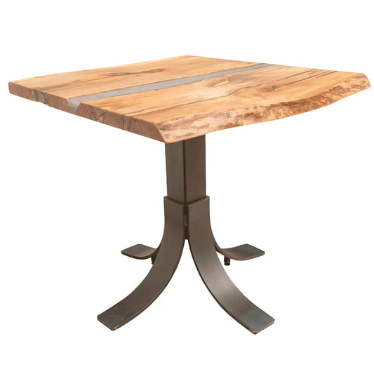 36" Live Edge Oak River Cafe Table