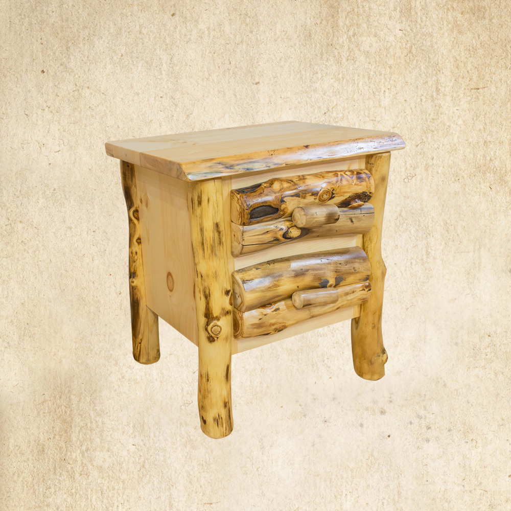 Aspen 2 Drawer Nightstand