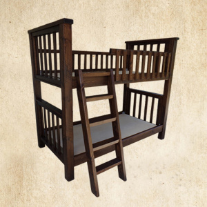 Hand Hewn Mission Twin Twin Bunk Bed
