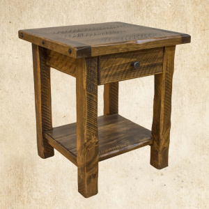 Hand Hewn Nightstand