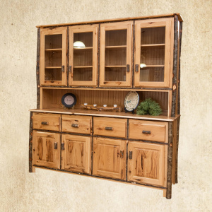 Hickory 4 Door Hutch