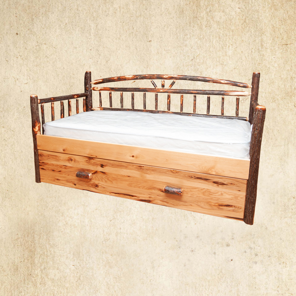 Hickory Day bed with pullout trundle