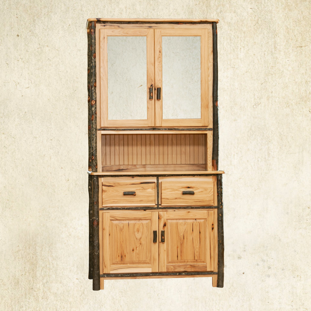 Hickory Hutch with 2 Doors