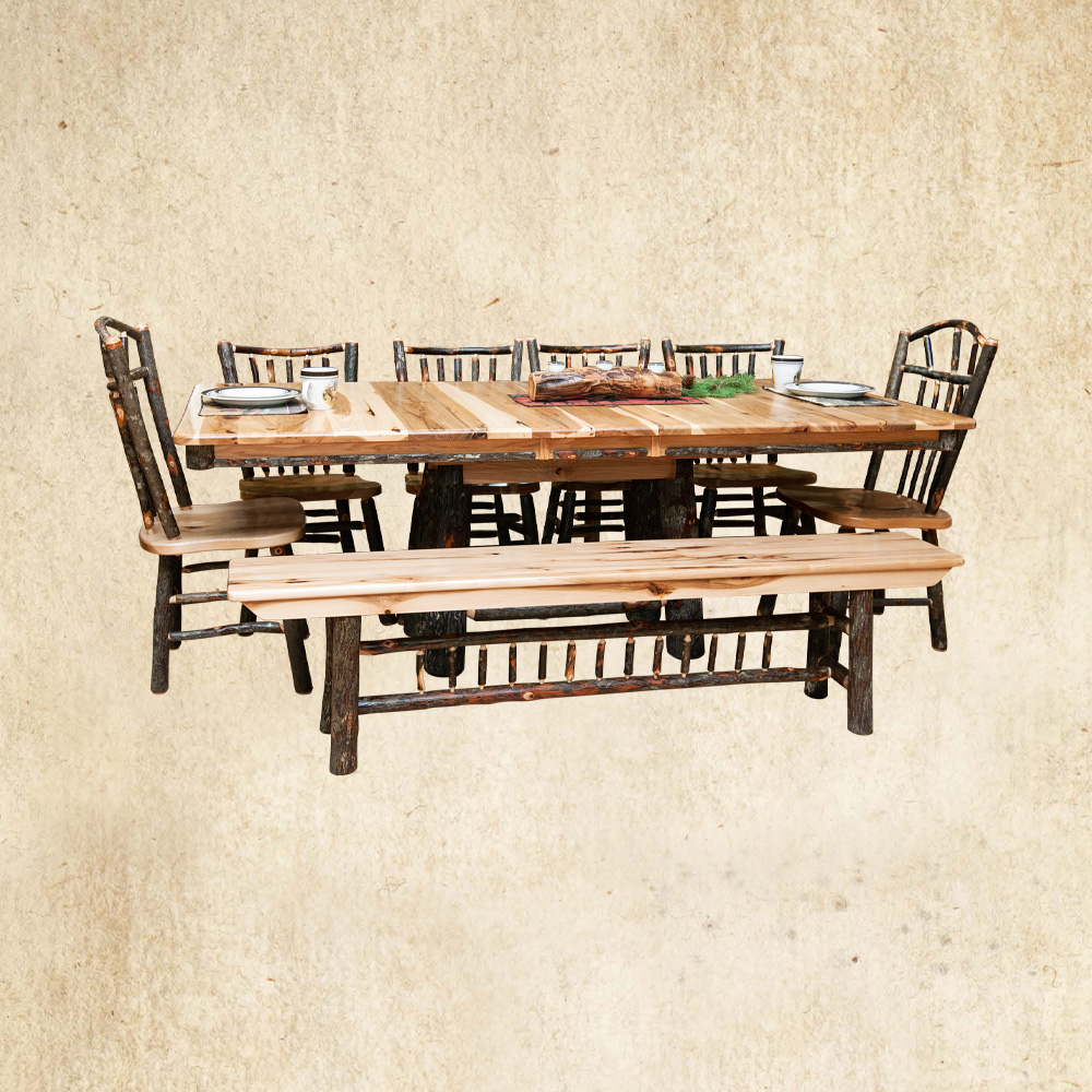 Hickory Leg Table with Leaves