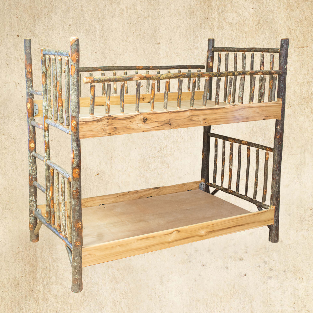 Hickory Twin Twin Bunk Bed