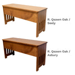 Mission Style Storage Bench