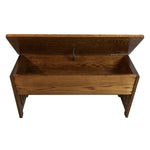 flip top bench oak wood michaels stain