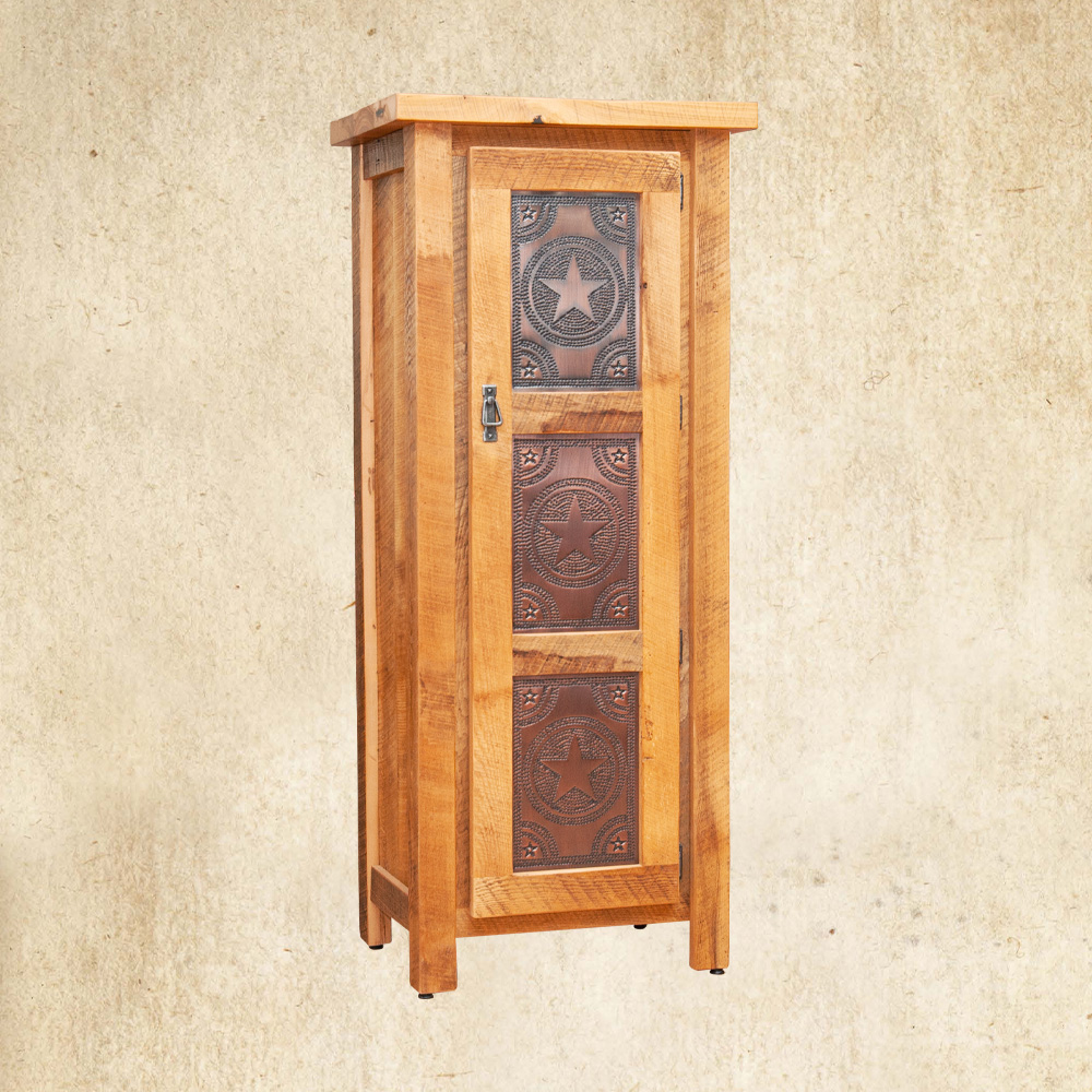 Reclaimed Wood 1 Door Pie Safe
