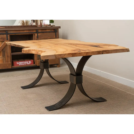 85" Live Edge Maple Dining Table