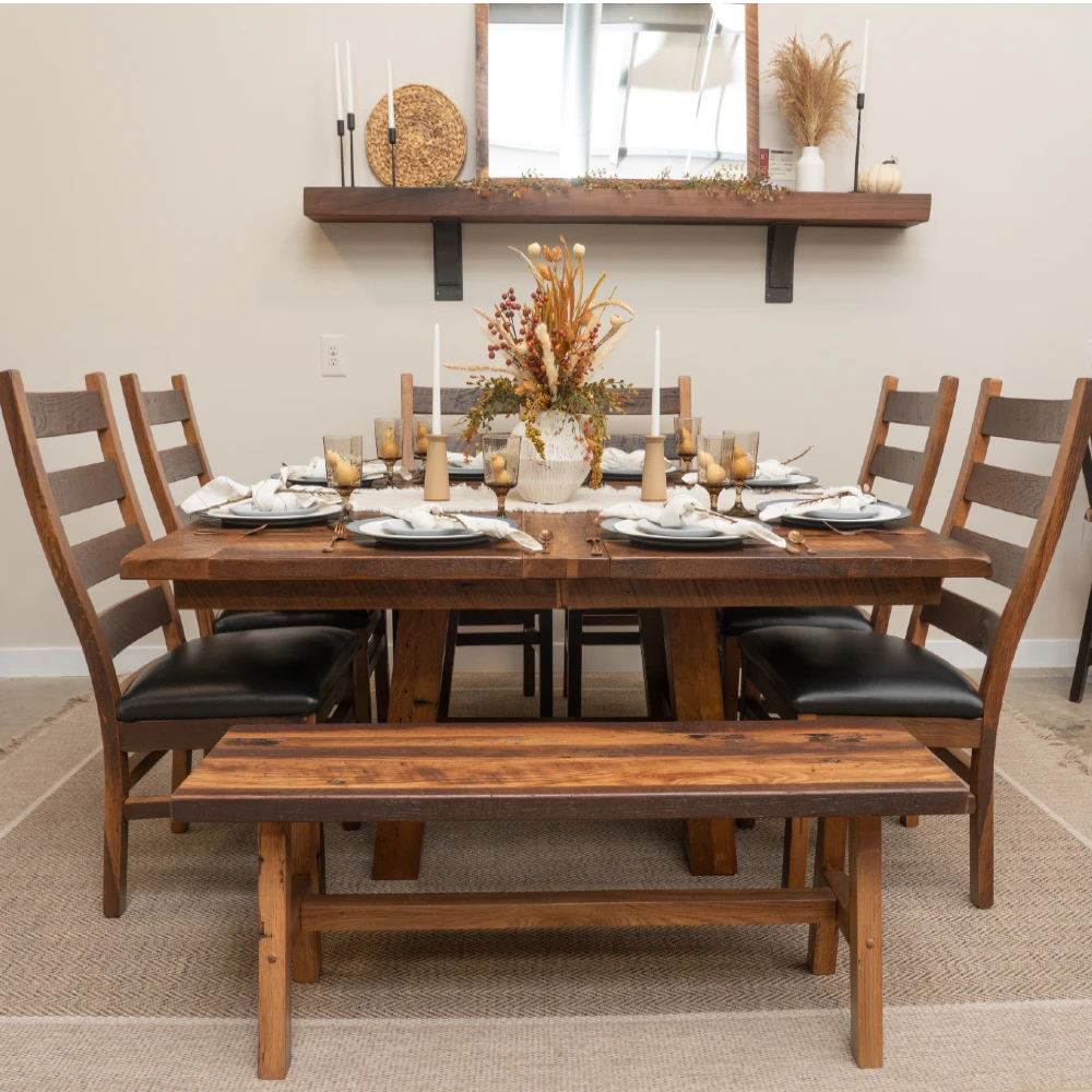 Rustic Barnwood Bench