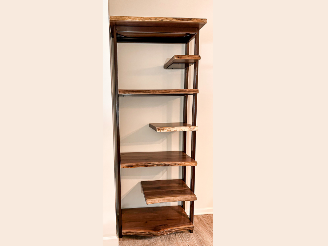 Custom Live Edge Shelves